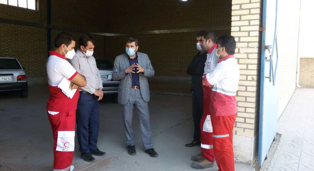 بازدید مدیر عامل هلال احمر استان ایلام از پایگاه های امداد و نجات جاده ای شهرستان ایوان